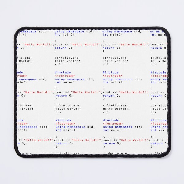 Artikelvorschau, Hallo Welt! Fun Programming Code Design für Nerds und Geeks entworfen und verkauft von Cyndi's Stuff.