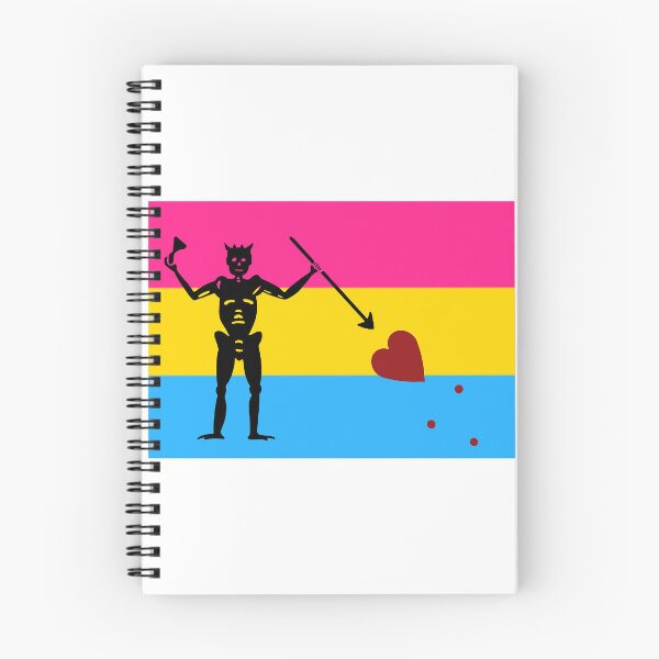 Item preview, Pirate pride flag pansexual Blackbeard designed and sold by Theoldgirl900.