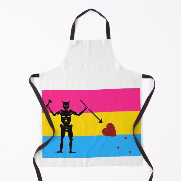 Item preview, Pirate pride flag pansexual Blackbeard designed and sold by Theoldgirl900.