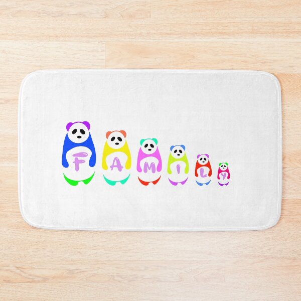Item preview, Bear family - Russian doll - nesting doll - panda bears designed and sold by BlueVanCreative.