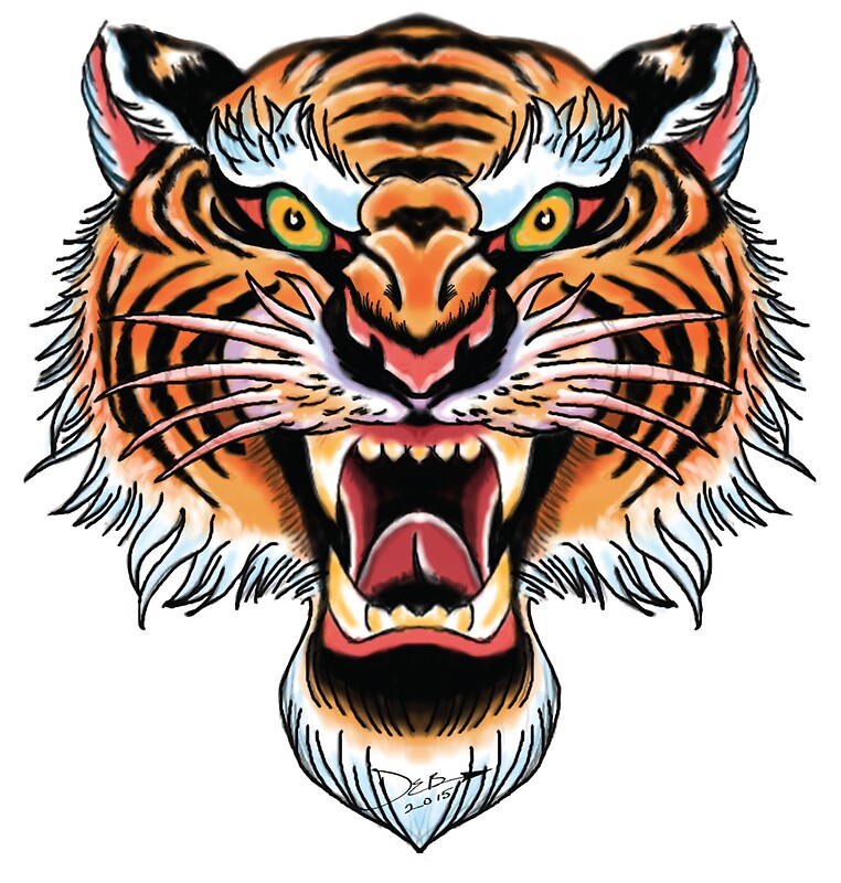  Royal Bengal Tiger  sticker Stickers by Mistersid Redbubble