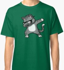 Dabbing Cat Funny Hip Hop T-shirt Classic T-Shirt