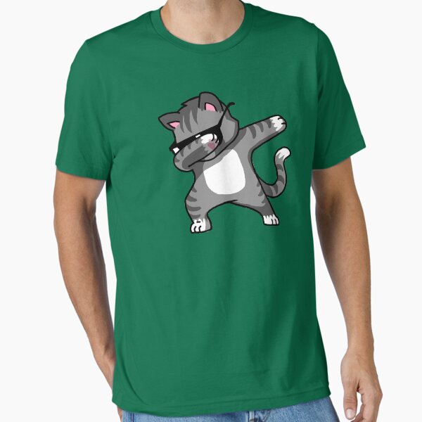 Artikel-Vorschau von Dabbing Cat Lustiges Hip Hop T-Shirt, designt und verkauft von vomaria.