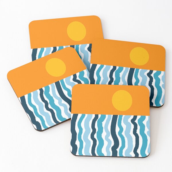 Item preview, Blue and White Vertical Striped Pattern designed and sold by Deutschic.