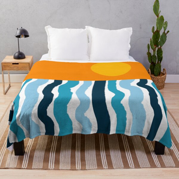Item preview, Blue and White Vertical Striped Pattern designed and sold by Deutschic.