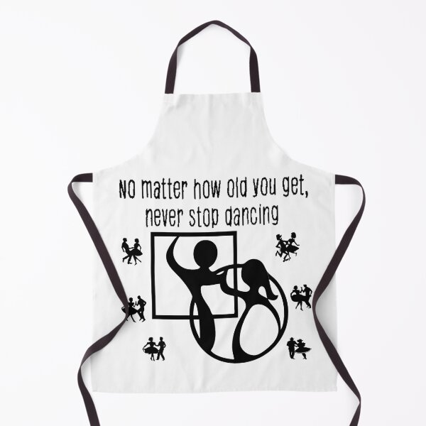 Item preview, Old Never Stop BLK designed and sold by Square Dancing Gifts & Merchandise.