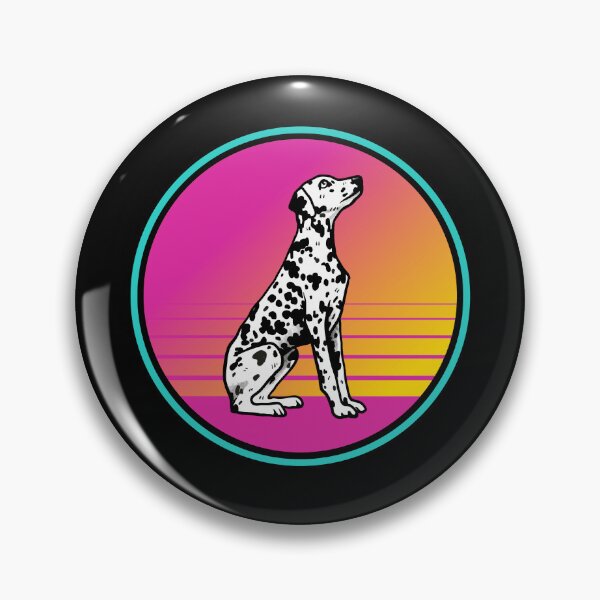 Item preview, Retro Summer Beach 80s Dalmatian Dog Gift  designed and sold by Guarddogdrive.