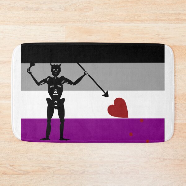 Item preview, Pirate pride flag asexual ace Blackbeard designed and sold by Theoldgirl900.