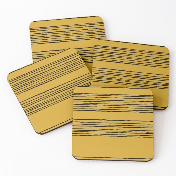 Item preview, Lines - horizontal gold designed and sold by DumplingCo.