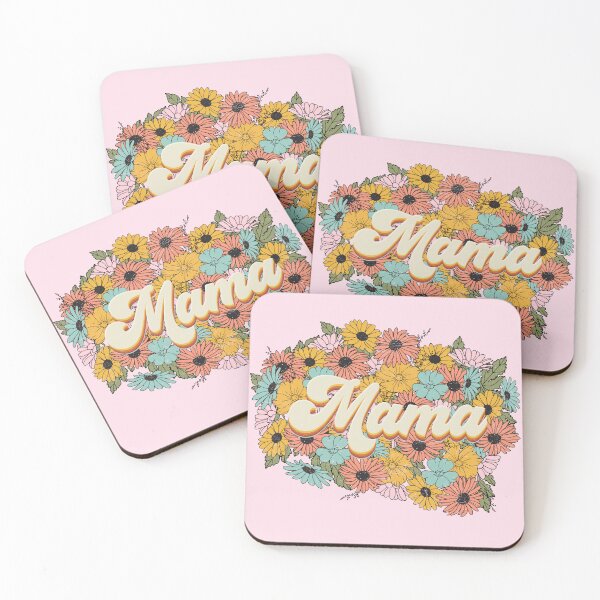 Item preview, Retro Flowerchild Mama  designed and sold by simplife-art.