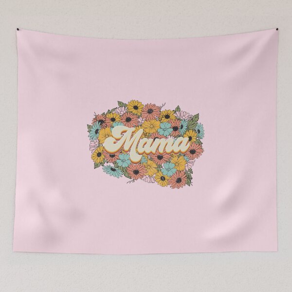 Item preview, Retro Flowerchild Mama  designed and sold by simplife-art.