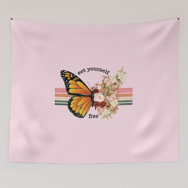 Item preview, Set Yourself Free Retro  designed and sold by simplife-art.