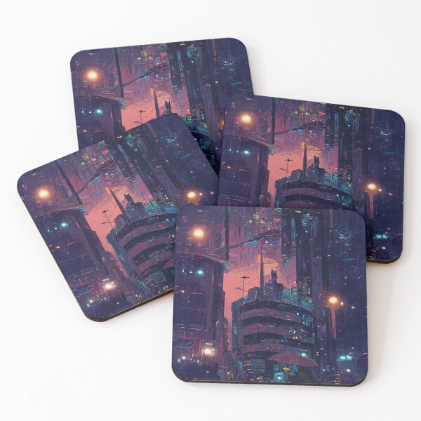 Item preview, Cyberpunk City at Night designed and sold by SeanSmylie.