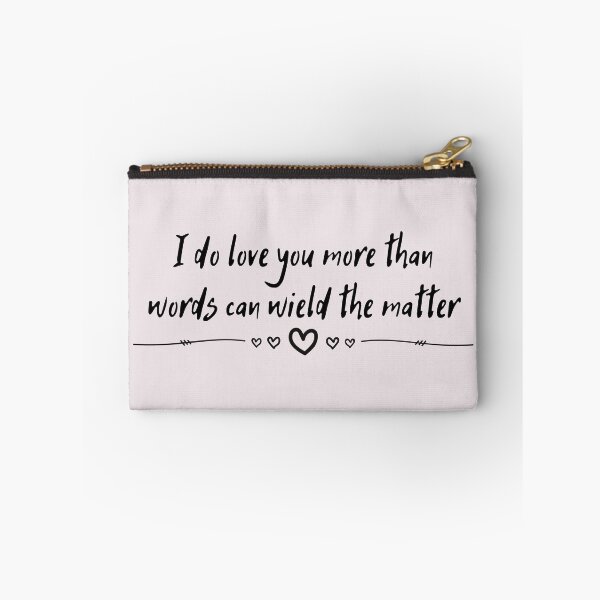 Item preview, I do love you more than words can wield the matter - William Shakespeare, King Lear designed and sold by violet-hope.