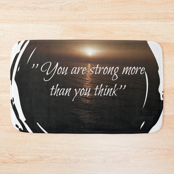 Item preview, you are strong more than you think inspirational sunset quotes  designed and sold by HBWOLFARTS.