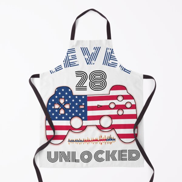 Item preview, Awesome 28th Birthday Unisex T-Shirt , Level 28 Unlocked Gift Shirt , Birthday Shirt For 28 Year Old, American flag level 28 unlocked , Funny gift Shirt for gamer shirt designed and sold by cizito.