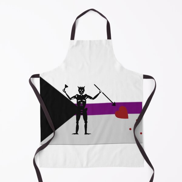 Item preview, Pirate pride flag demisexual Blackbeard designed and sold by Theoldgirl900.