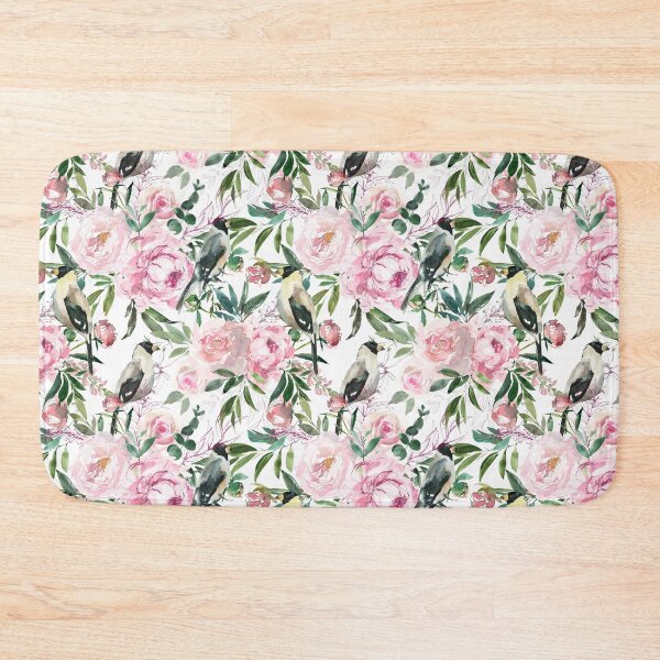 Item preview, Letter P Pink Peony Flower designed and sold by WildAliceArt.