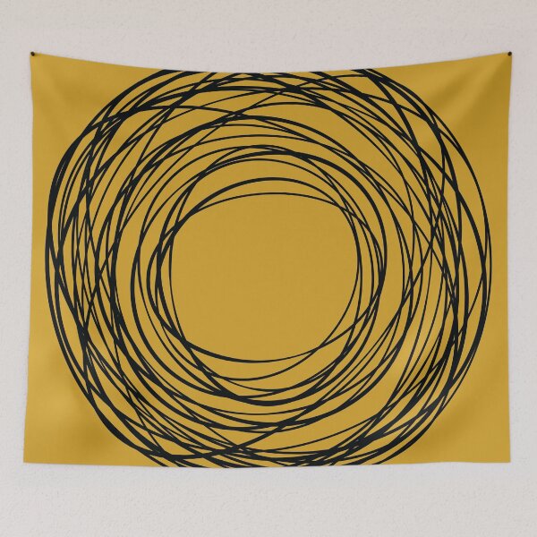 Item preview, Scribble - single circle designed and sold by DumplingCo.