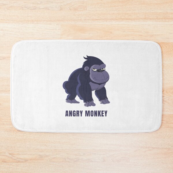 Item preview, Cute monkey with angry monkey quote  designed and sold by Mount Rock.