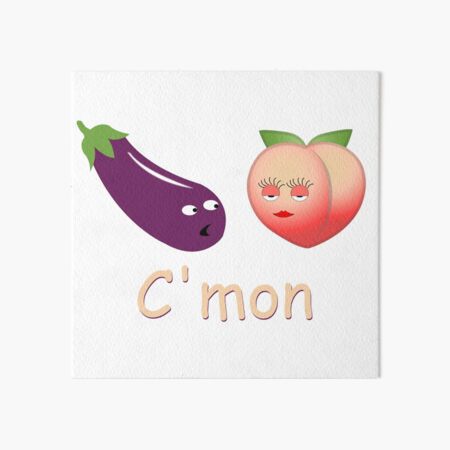 Sexy Emoji Peaches and Eggplant Gift Tags - Olivias Paper