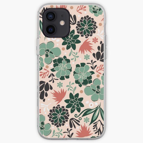 Succulent flowerbed iPhone Soft Case