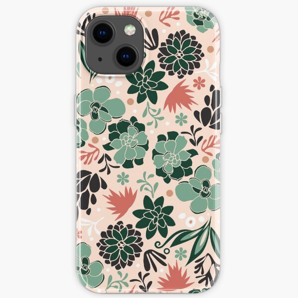 Succulent flowerbed iPhone Soft Case