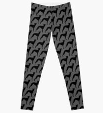 Italian Greyhound Silhouette(s) Leggings