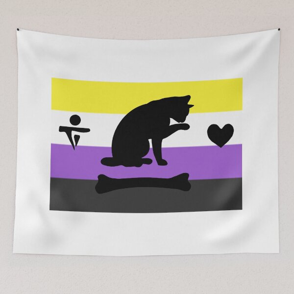 Item preview, Pirate pride flag nonbinary Bonnet designed and sold by Theoldgirl900.