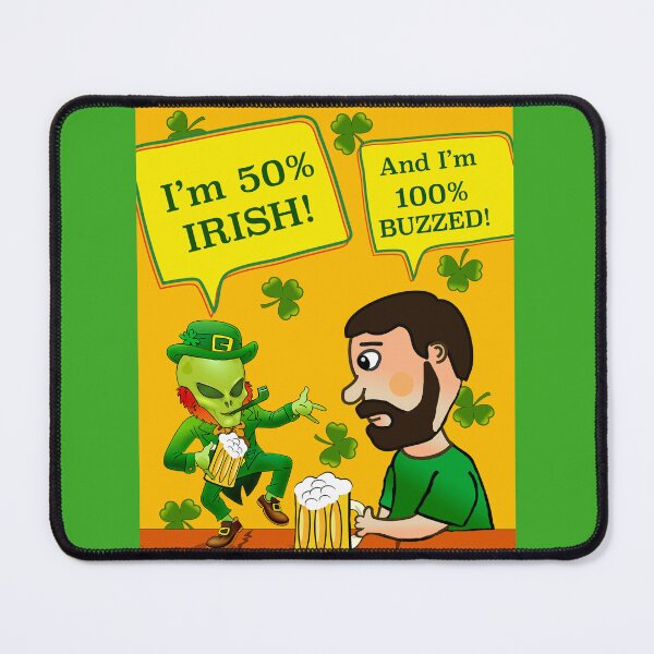 Item preview, Funny St. Paddy's Day Dancing Alien Leprechaun designed and sold by ShoaffBallanger.
