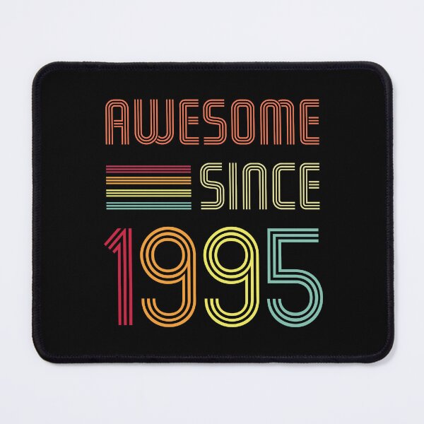 Item preview, Awesome Since 1995 27 years old Birthday Retro designed and sold by Mansn.