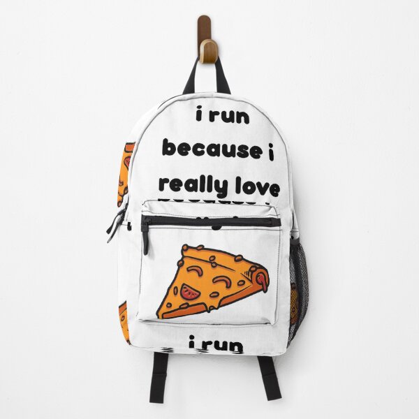 Item preview, I Run Because I Really Love Pizza 2 designed and sold by My Cool Store.