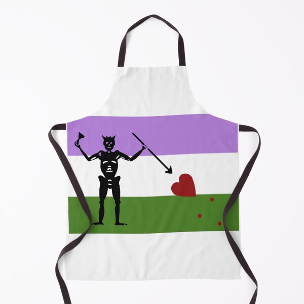 Item preview, Pirate pride flag genderqueer Blackbeard designed and sold by Theoldgirl900.