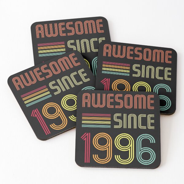 Item preview, Awesome Since 1996 26 years old Birthday Retro designed and sold by Mansn.