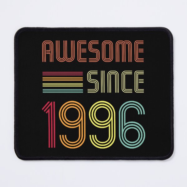 Item preview, Awesome Since 1996 26 years old Birthday Retro designed and sold by Mansn.