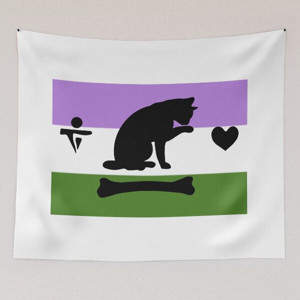 Item preview, Pirate pride flag genderqueer Bonnet designed and sold by Theoldgirl900.