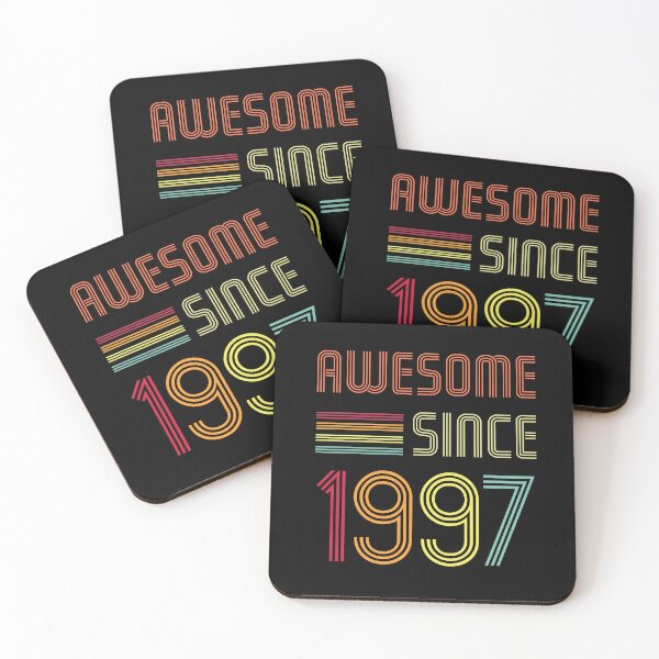 Item preview, Awesome Since 1997 25 years old Birthday Retro designed and sold by Mansn.