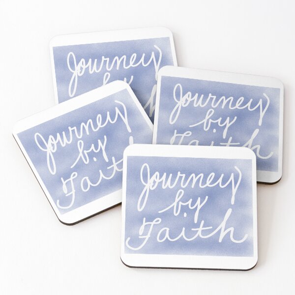 Item preview, Journey by Faith and always stay on track designed and sold by DeanieTees.
