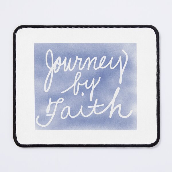 Item preview, Journey by Faith and always stay on track designed and sold by DeanieTees.