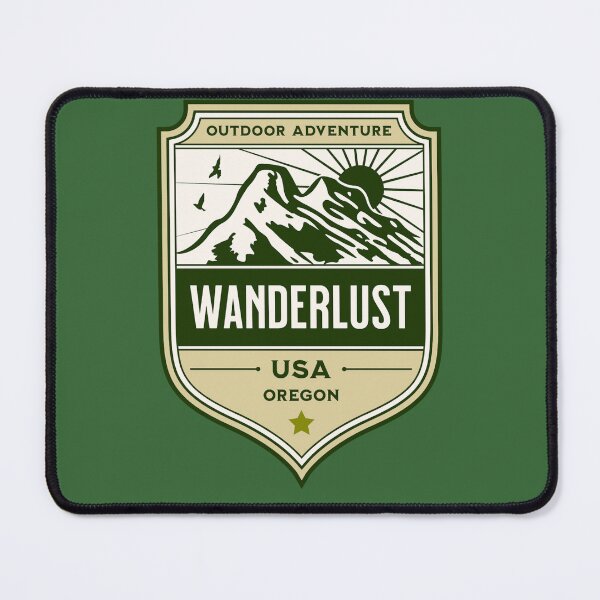 Item preview, Wanderlust Portland Vintage Oregon designed and sold by CattlettArt.