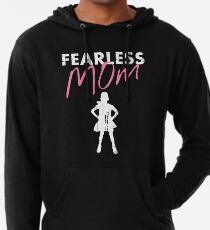 Sudadera con capucha ligera Fearless Girl - MOM - Rosa