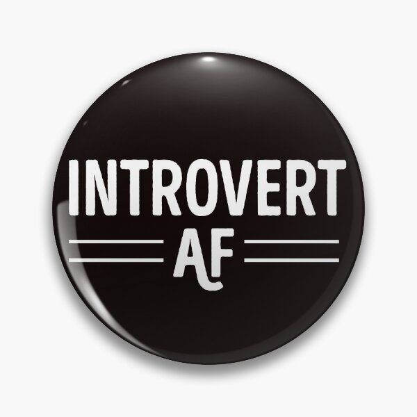 Item preview, Introvert AF Funny Humor Sarcastic Antisocial Pessimist designed and sold by Buyeseoshop.