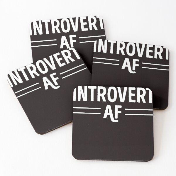 Item preview, Introvert AF Funny Humor Sarcastic Antisocial Pessimist designed and sold by Buyeseoshop.