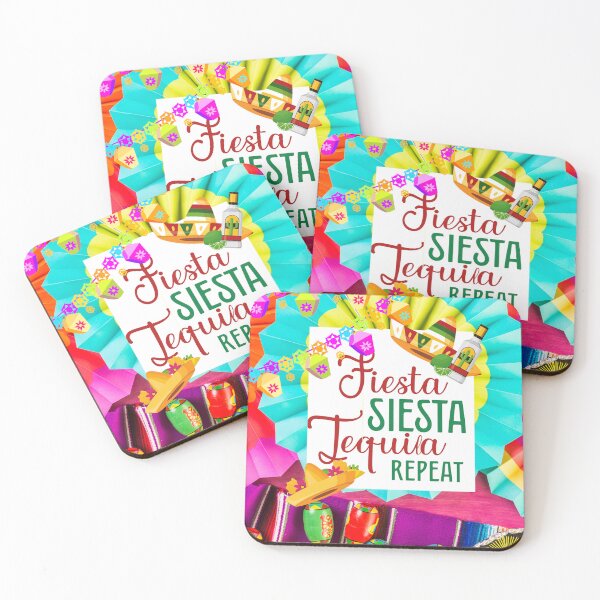 Item preview, Fiesta, siesta, tequila repeat - For more Cinco de mayo party  designed and sold by sweetees4u.