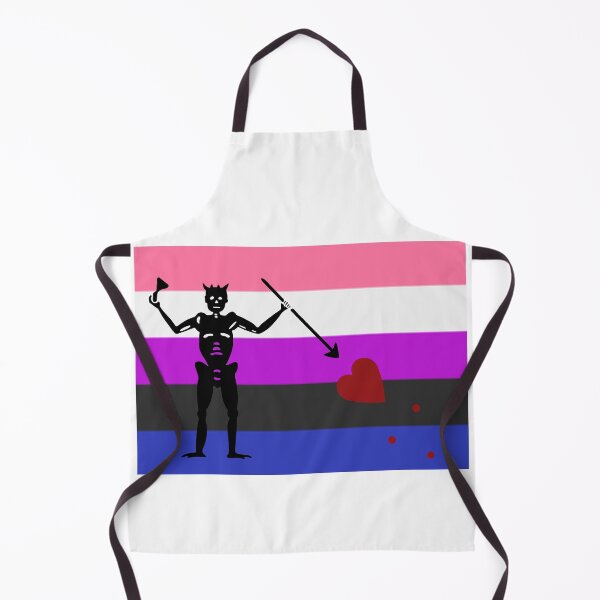 Item preview, Pirate pride flag genderfluid Blackbeard designed and sold by Theoldgirl900.