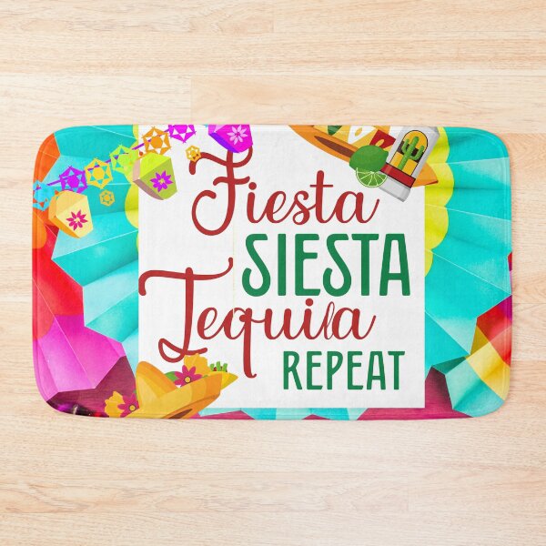 Item preview, Fiesta, siesta, tequila repeat - For more Cinco de mayo party  designed and sold by sweetees4u.