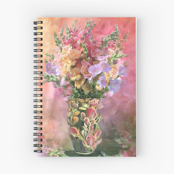 Item preview, Snapdragons In Snapdragon Vase designed and sold by Carol  Cavalaris.