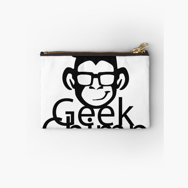 Aperçu de l'œuvre Geek Chimp T-Shirt Noir et Blanc Moderne créée et vendue par wellcesar.