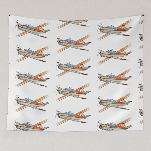 Item preview, V Tail Beechcraft Bonanza (Orange) designed and sold by RampRatGear.