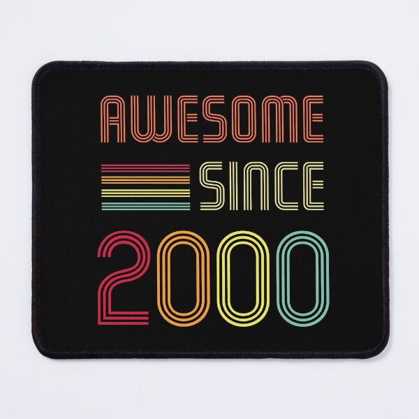 Item preview, Awesome Since 2000 22 years old Birthday Retro designed and sold by Mansn.